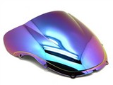 Honda Cbr 600 F4 Iridium Rainbow Double Bubble Windscreen Shield 1999-2000